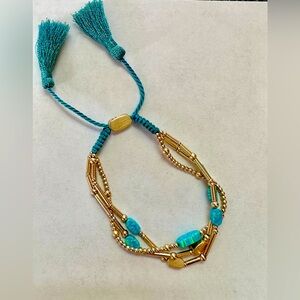 Kendra Scott turquoise opal bracelet